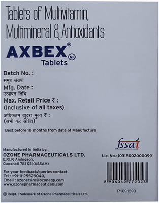 Axbex Nf Strip Of 15 Tablets