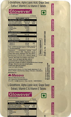 Glowever Strip Of 10 Tablets
