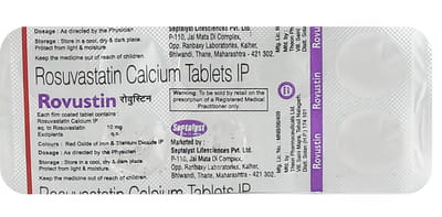 Rovustin 10 Strip Of 10 Tablets