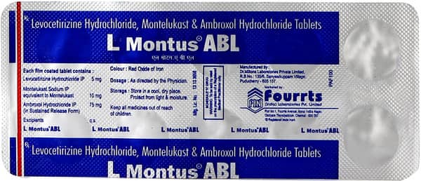 L Montus Abl Strip Of 10 Tablets
