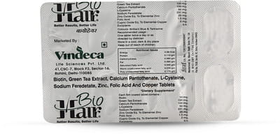 Bio Hair Strip Of 10 Tablets