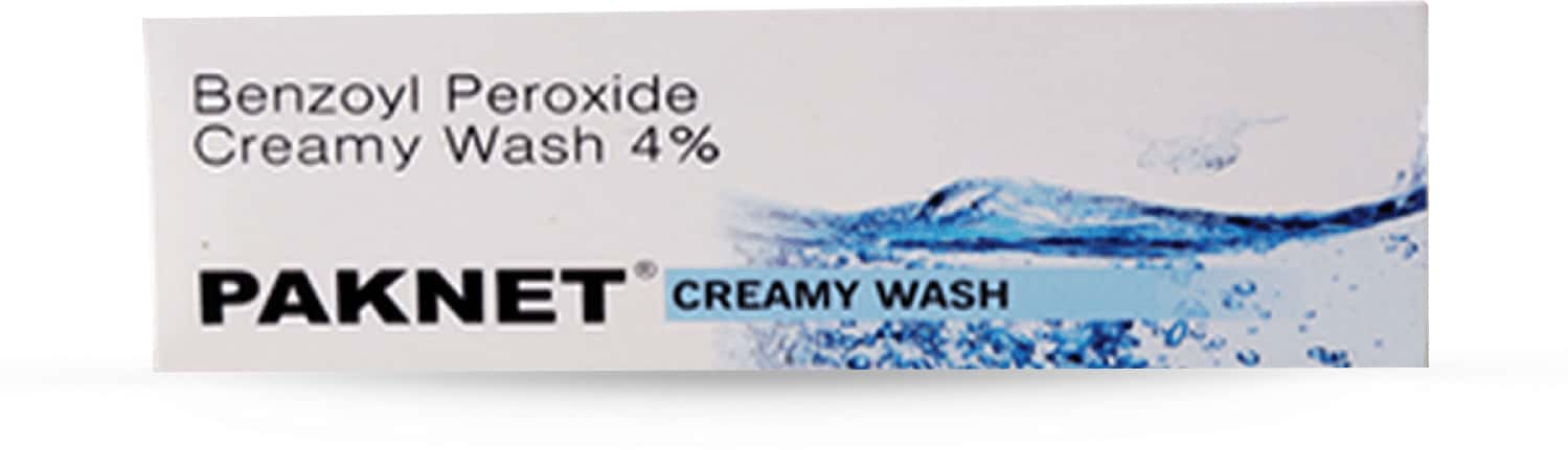 paknet tube of 50gm creamy wash