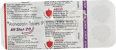 All Stat 20 Strip Of 10 Tablets