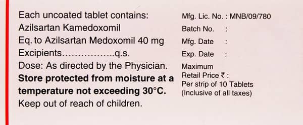 Aztric 40mg Strip Of 10 Tablets