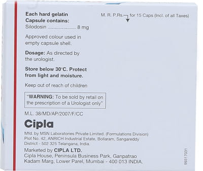 Silofast 8 Strip Of 15 Capsules