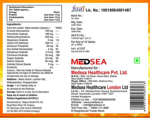 Bone Gd Strip Of 10 Tablets