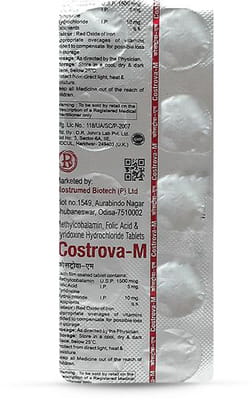 Costrova M Strip Of 10 Tablets