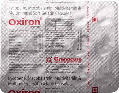 Oxiron Strip Of 15 Capsules