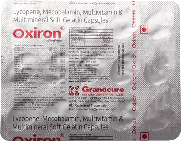 Oxiron Strip Of 15 Capsules