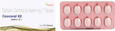 Coecoral K2 Strip Of 10 Tablets