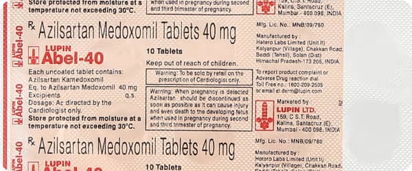 Abel 40mg Strip Of 10 Tablets