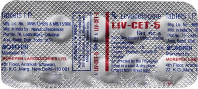 Liv Cet 5 Strip Of 10 Tablets