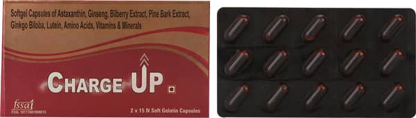 Charge Up Strip Of 15 Softgel Capsules