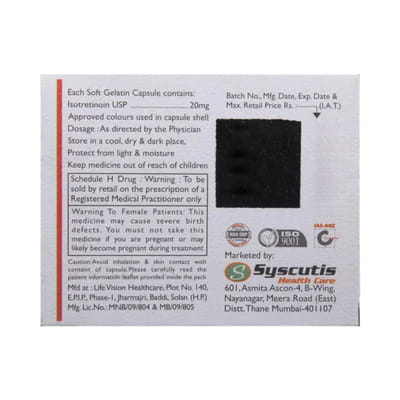 Systroin 20 Strip Of 10 Capsules