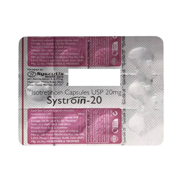 Systroin 20 Strip Of 10 Capsules