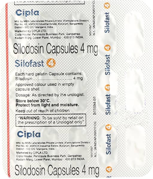 Silofast 4 Strip Of 15 Capsules
