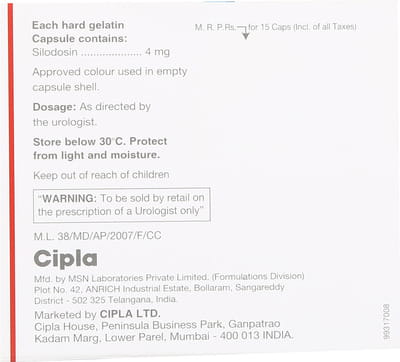 Silofast 4 Strip Of 15 Capsules
