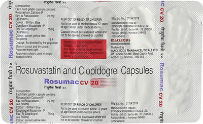Rosumac Cv 20mg Strip Of 10 Capsules