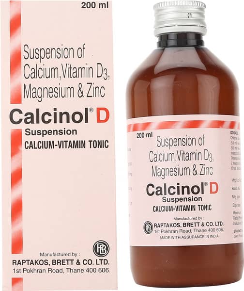 Calcinol D Bottle Of 200ml Suspension