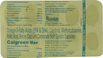 Calgreen Max Strip Of 10 Capsules