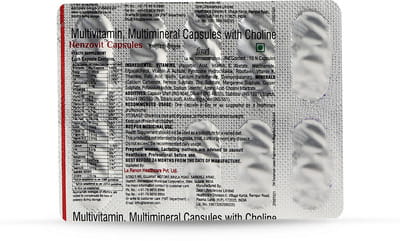 हेन्ज़ोविट 10 कैप्सूल्स की स्ट्रिप