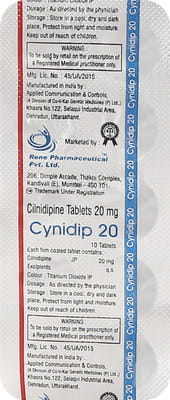 Cynidip 20 Strip Of 10 Tablets