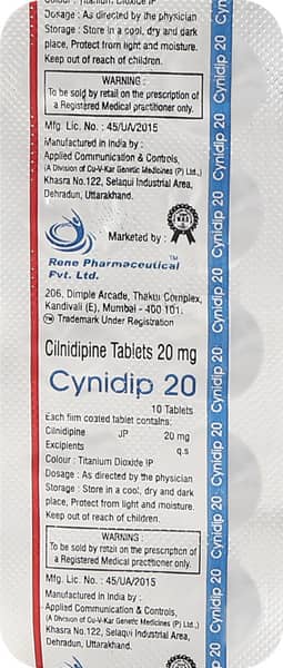 Cynidip 20 Strip Of 10 Tablets