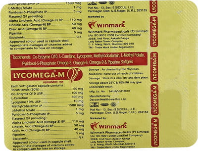 Lycomega M Strip Of 10 Capsules