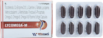 Lycomega M Strip Of 10 Capsules