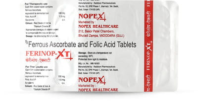 Ferinop Xt Strip Of 10 Tablets
