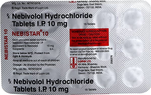 Nebistar 10 Strip Of 15 Tablets