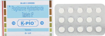 K Pio 15mg Strip Of 15 Tablets