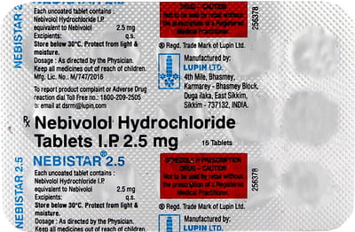 Nebistar 2.5 Strip Of 15 Tablets