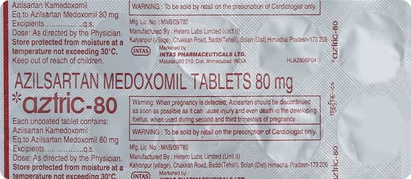 Aztric 80mg Strip Of 10 Tablets