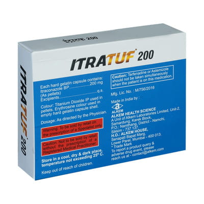 Itratuf 200 Strip Of 4 Capsules