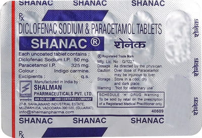 Shanac Strip Of 10 Tablets