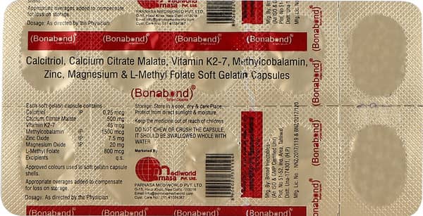 Bonabond Strip Of 10 Capsules