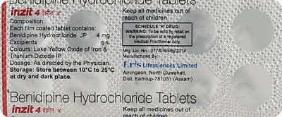 Inzit 4mg Strip Of 10 Tablets