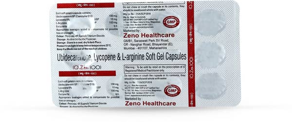 Q Zen 100 Strip Of 10 Softgel Capsules