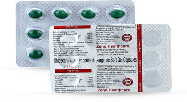 Q Zen 100 Strip Of 10 Softgel Capsules