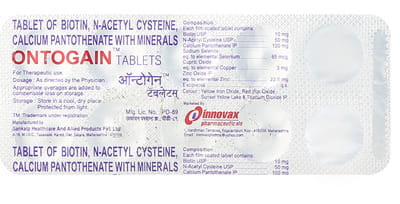 Ontogain Strip Of 10 Tablets