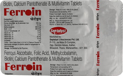 Ferroin Strip Of 10 Tablets