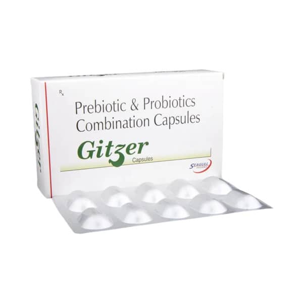 Gitzer Strip Of 10 Capsules