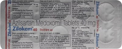 Zilokem 40mg Strip Of 10 Tablets