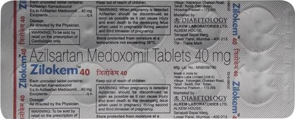 Zilokem 40Mg Strip Of 10 Tablets