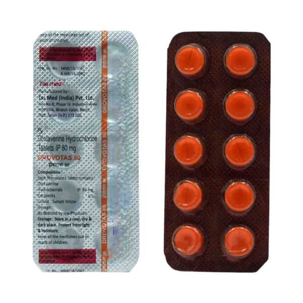Drovotas 80mg Strip Of 10 Tablets