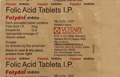 Folydol Strip Of 15 Tablets