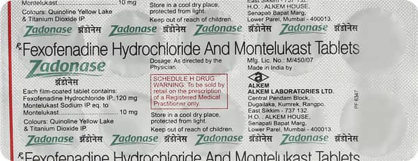 Zadonase Strip Of 10 Tablets