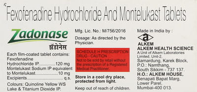 Zadonase Strip Of 10 Tablets