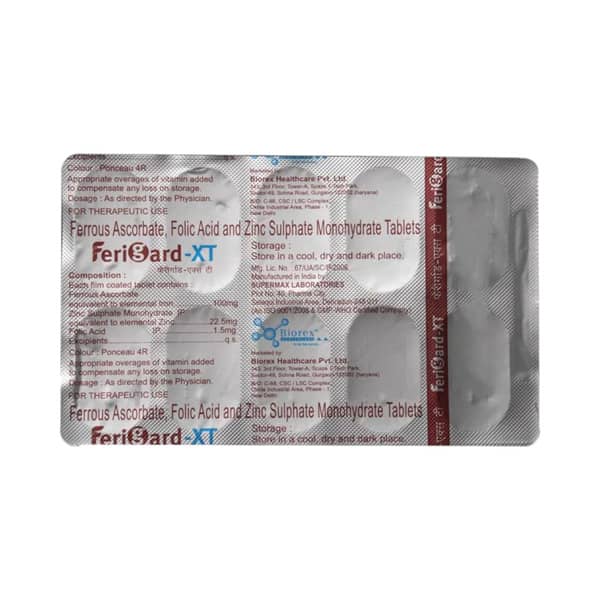 Ferigard Xt Strip Of 10 Tablets